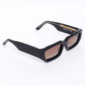 Black-Orange Luxury Handmade Brand Designer Rectangle Unisex glasses